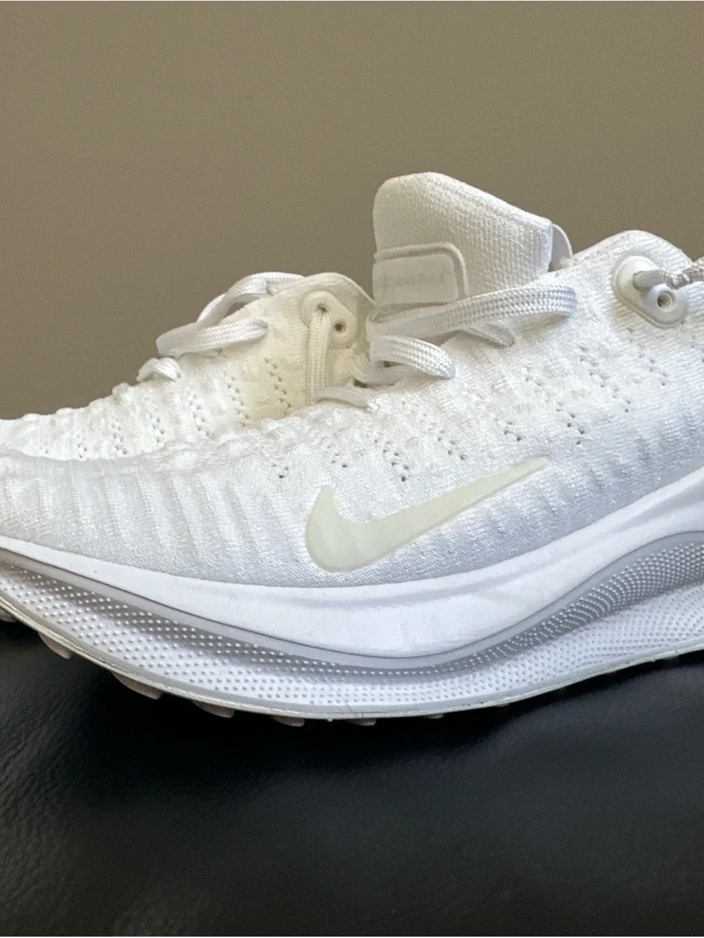 Nike React Infinity Run 4 Flyknit White Running Shoes